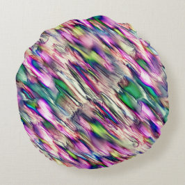 派手な色の石筍または岩 ラウンドクッション