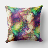 派手な色はかりで測または水滴 クッション (裏面)