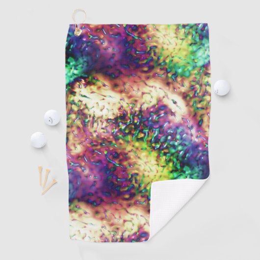 派手な色はかりで測または水滴 ゴルフタオル (インサイチュ)