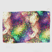 派手な色はかりで測または水滴 ゴルフタオル (横)