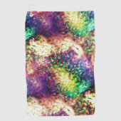 派手な色はかりで測または水滴 ゴルフタオル (正面)