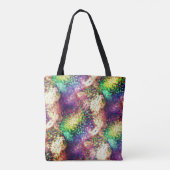 派手な色はかりで測または水滴 トートバッグ (裏面)