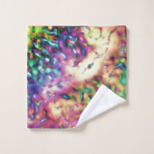 派手な色はかりで測または水滴 バスタオルセット (ウォッシュタオル)