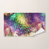 派手な色はかりで測または水滴 バスタオルセット (ハンドタオル)