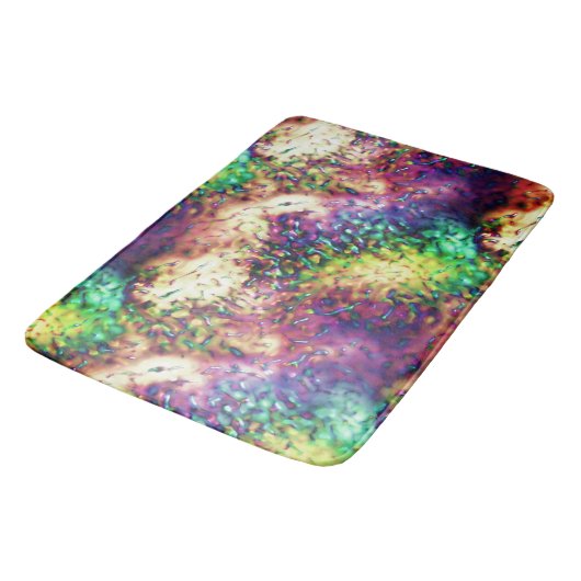 派手な色はかりで測または水滴 バスマット (アングル)