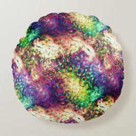 派手な色はかりで測または水滴 ラウンドクッション