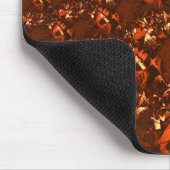 派手な茶色がかったサンゴで、エンボスに似ている マウスパッド (コーナー)