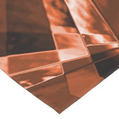 派手な赤褐色の傾斜した四角形または長方形 ショートテーブルランナー (コーナー)