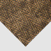 派手な金ゴールド及び黒くフェイクなホイルのシェブロン 薄葉紙 (詳細)