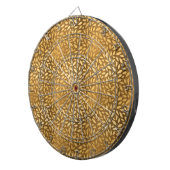 派手な陸軍少佐の階級章フェイクなホイルパターン ダーツボード (正面右)