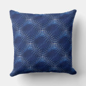 派手な青い尖ったグリルは、膨らんだ膨らんだ膨らんだ膨らんだ クッション (裏面)