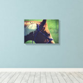 派手な キャンバスプリント (インサイチュ (ウッドフロア))