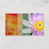 派手な+トレンディーの名刺治ホリスティック療者 名刺 (裏面)
