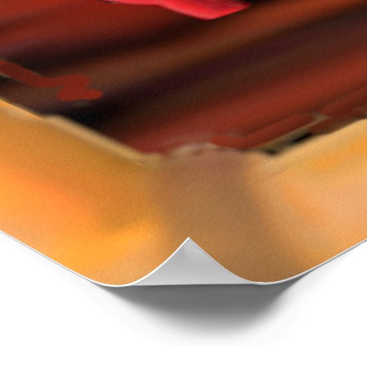 派手な ポスター (角)