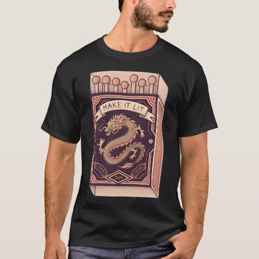 派手にしよう Tシャツ (正面)