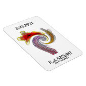 「派手に華やかな」フレキシブルなフォトマグネット マグネット (右側)