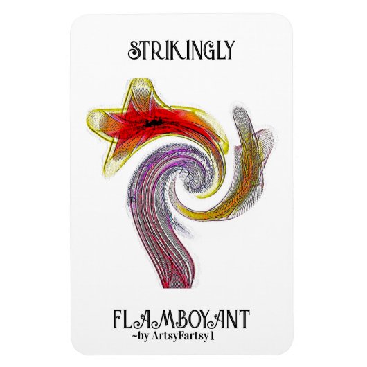 「派手に華やかな」フレキシブルなフォトマグネット マグネット (縦)