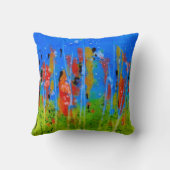 派手に飾った枕 クッション (裏面)