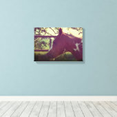 派手グランジ キャンバスプリント (インサイチュ (ウッドフロア))