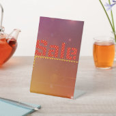 派手ファンキーなデザインと販売のサイン鮮やかと 台座サイン (インサイチュ)