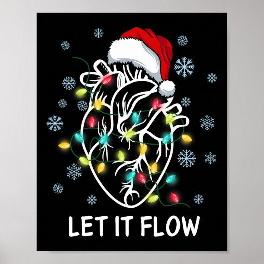 流おもしろいれ解剖学ハート心ナースSant ポスター (正面)