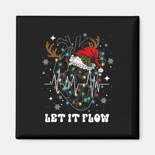 流おもしろいれ解剖学ハート心ナースSant マグネット (正面)