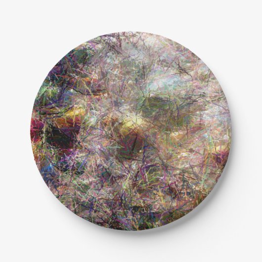 流きらめく水 ペーパープレート (正面)