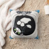 流しの装飾用クッションのタキシード猫 クッション (ブランケット)