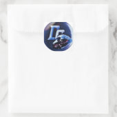 流し煙風 スクエアシール (バッグ)