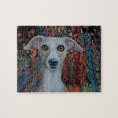 流し込まれた背景に絵を描ホット ジグソーパズル (横)