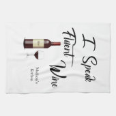 「流ち話ょうなワイン」バー/ キッチンタオル (横)