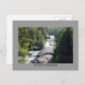 流れおよび滝の郵便はがき ポストカード (正面/裏面)