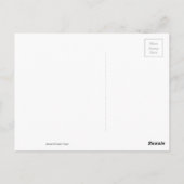 流れからの白尾の雌鹿と子鹿の飲酒 ポストカード (裏面)