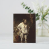 流れで浸っている女性1654年 ポストカード (スタンド正面)