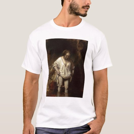 流れで浸っている女性1654年 Tシャツ (正面)