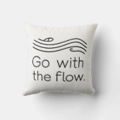 流れに従う クッション (裏面)