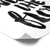 流れに従う ポスター (角)