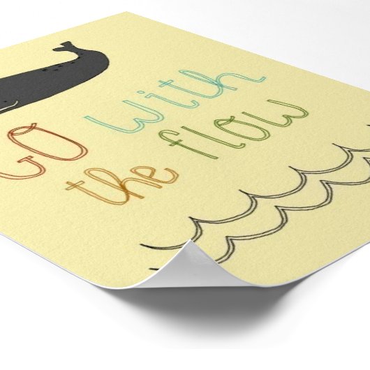 流れに従う ポスター (角)