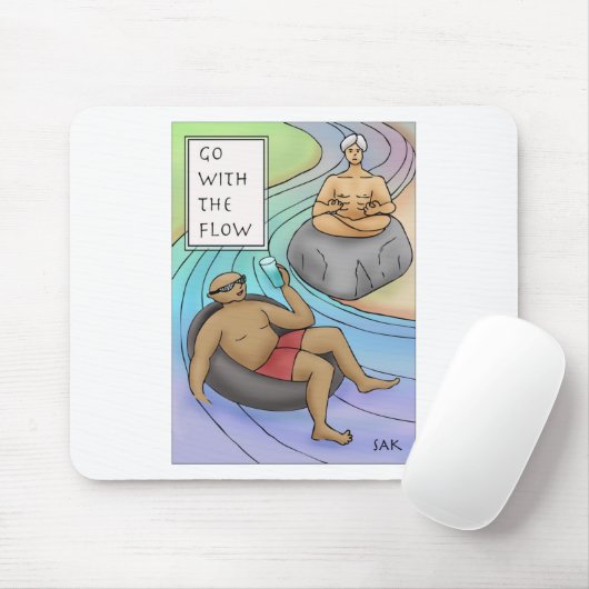 流れに従う マウスパッド (マウス)
