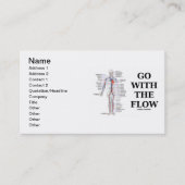 流れに従う(循環系) 名刺 (正面)