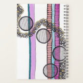 流れに従え、パーソナライズされたオリジナルのアートワーク ノートブック (裏面)