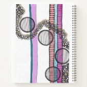 流れに従え、パーソナライズされたオリジナルのアートワーク ノートブック (裏面)