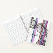 流れに従え、パーソナライズされたオリジナルのアートワーク ノートブック (内部)