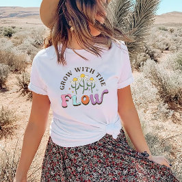 流れに従って成長する Tシャツ