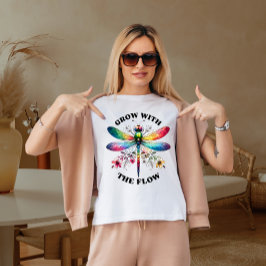 流れに従って成長する Tシャツ