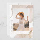 流れに沿って |写真卒業のお知らせ 案内状 (正面)