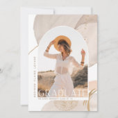 流れに沿って |写真卒業のお知らせ 案内状 (正面)