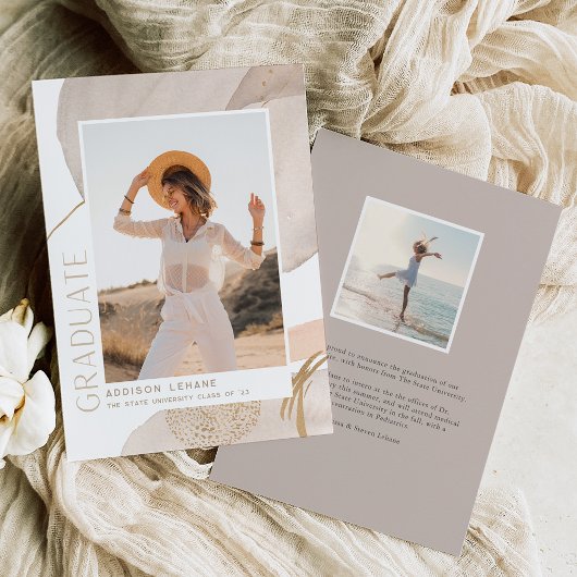 流れに沿って |写真卒業のお知らせ 案内状