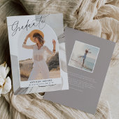 流れに沿って |写真卒業のお知らせ 案内状