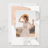 流れに沿って |写真卒業のお知らせ 案内状 (正面)